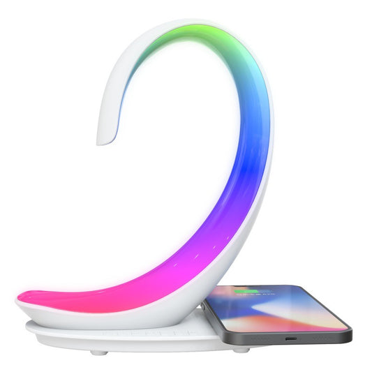 Virelia SwanGlow™ Lamp – Elegant Ambient Light with Wireless Charging & Bluetooth Sound