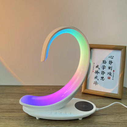 Virelia SwanGlow™ Lamp – Elegant Ambient Light with Wireless Charging & Bluetooth Sound