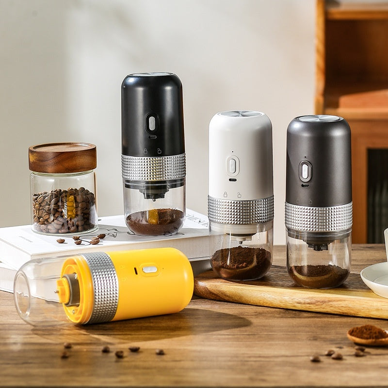 Compact Electric Coffee Grinder for Home – Automatic & Easy to Clean