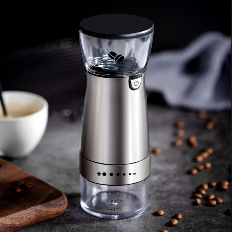 Electric Coffee Grinder – Adjustable Stainless Steel Burr Mill