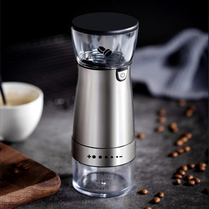 Electric Coffee Grinder – Adjustable Stainless Steel Burr Mill