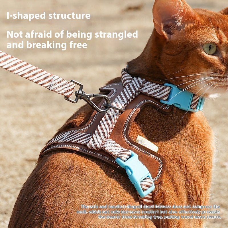 Adjustable Anti-Pull Dog Harness & Leash – Comfortable Safety Gear for Dogs