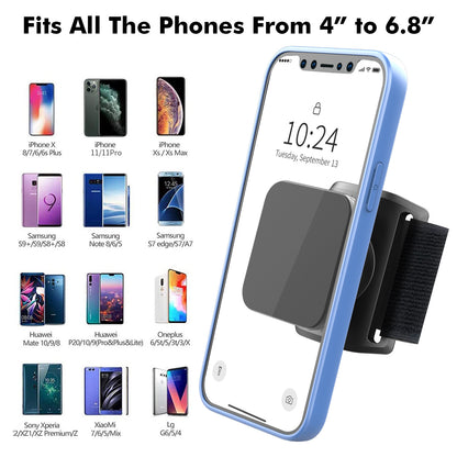 Fitness Running Armband with Adjustable Phone Bracket