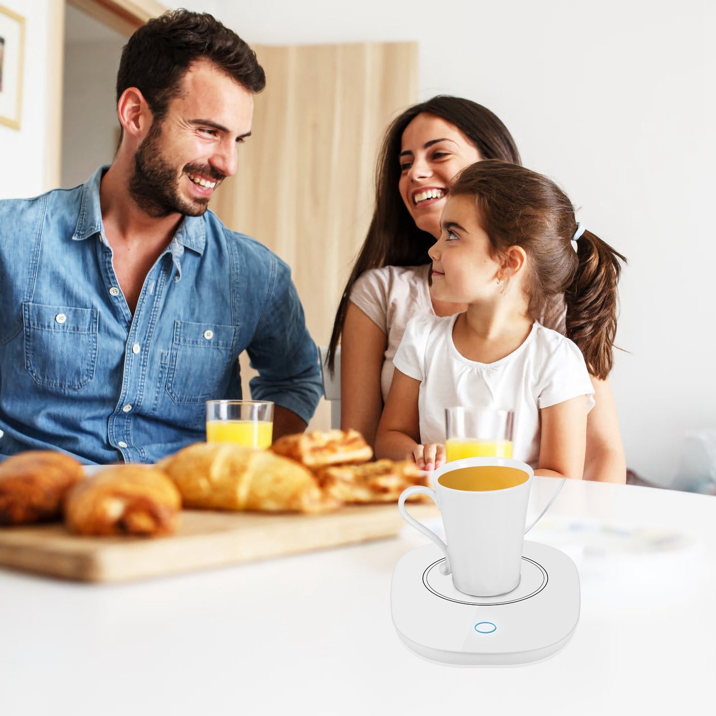 Coffee Mug Warmer – Auto Shut-Off USB Heater for Home & Office