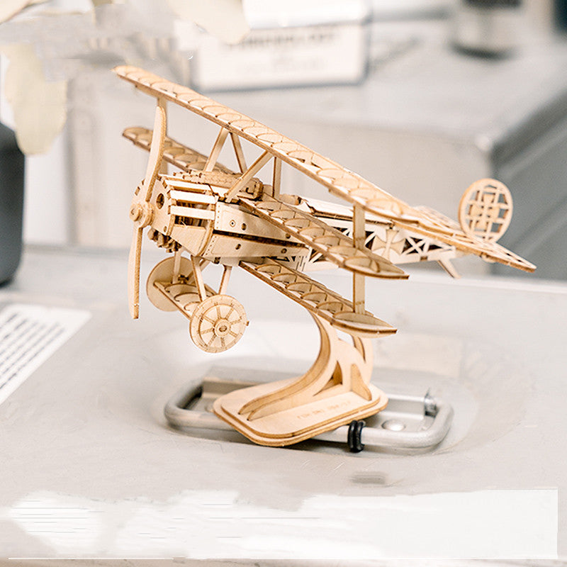 Wooden Model Building Kit – DIY Craft & Elegant Home Décor Piece