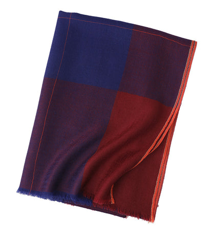 Multicolor Plaid Long Scarf – Cozy Cashmere Shawl for Women