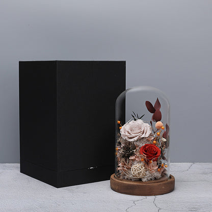 Elegant DIY Glass Cover Gift Box - Luxury Birthday & Special Occasion Gift