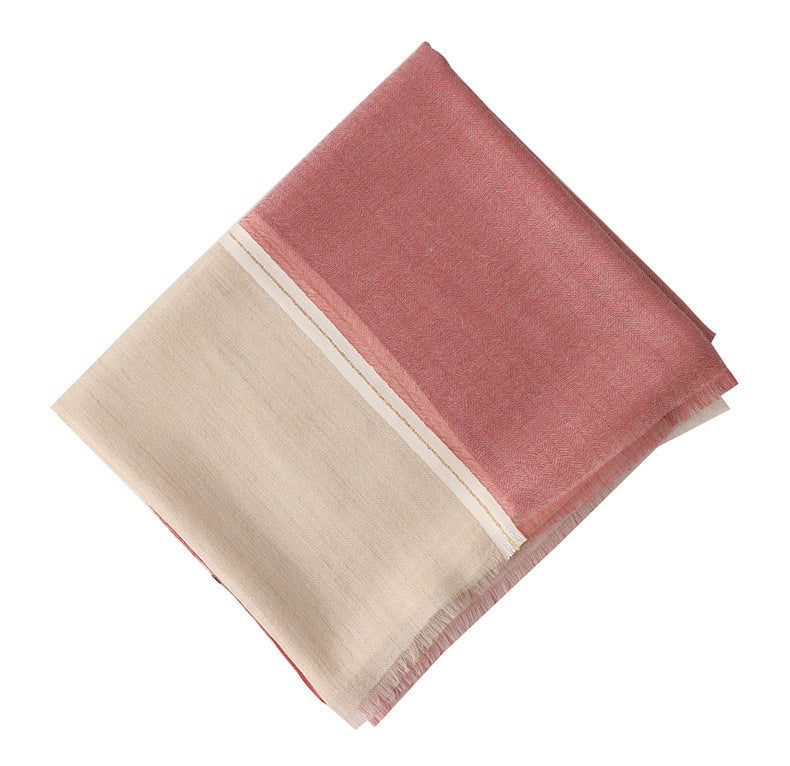 Ring Velvet Long Shawl – Autumn & Winter Cozy Wrap for Women