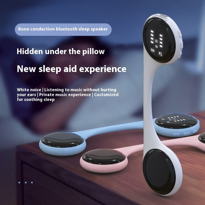 Bone Conduction Bluetooth Sleep Pillow – Wireless Music Audio Speaker