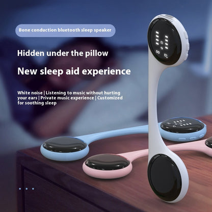 Bone Conduction Bluetooth Sleep Pillow – Wireless Music Audio Speaker