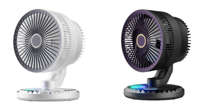 Elegant Portable Desk Fan – Silent Airflow for Work, Home & Travel Comfort