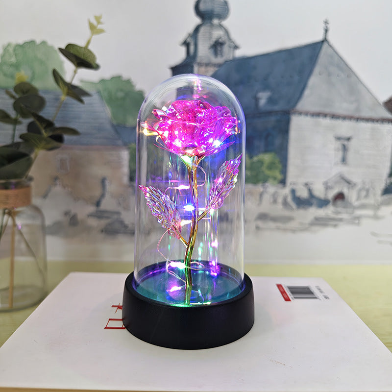 Luminous Glow Night Lamp – Glass Dome Edition
