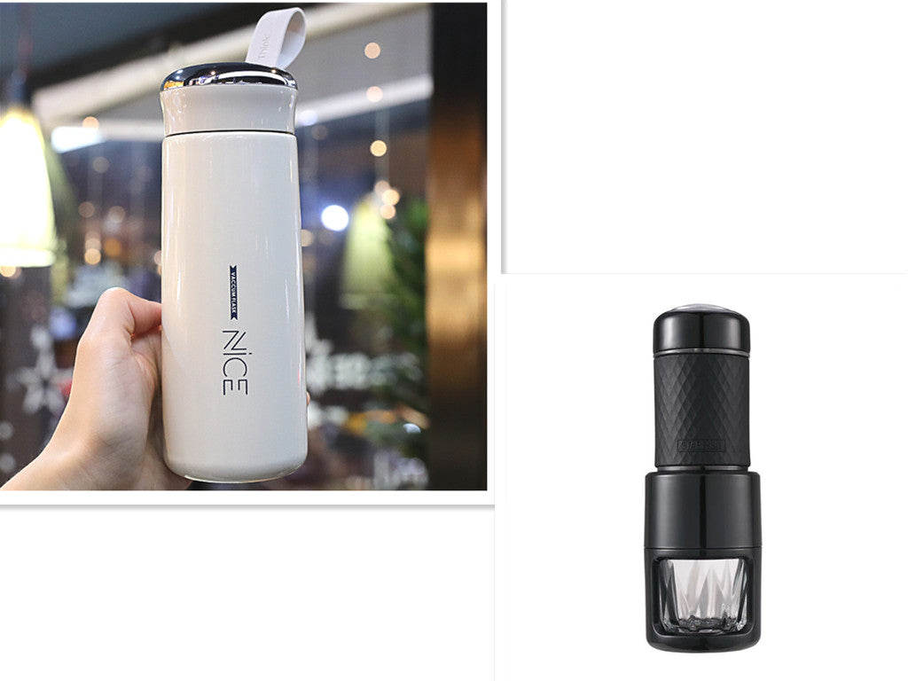 Portable Stainless Steel Manual Espresso Coffee Machine