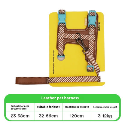 Adjustable Anti-Pull Dog Harness & Leash – Comfortable Safety Gear for Dogs
