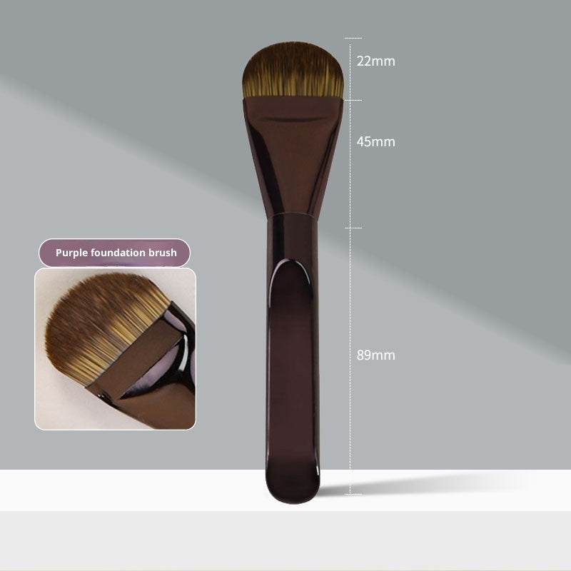 Ultra-Thin Tongue-Shaped Foundation Brush – Flawless, Seamless Makeup Application