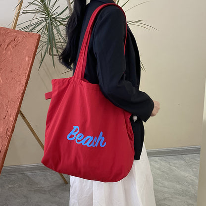 Large Canvas Shoulder Bag | Women’s Everyday Tote