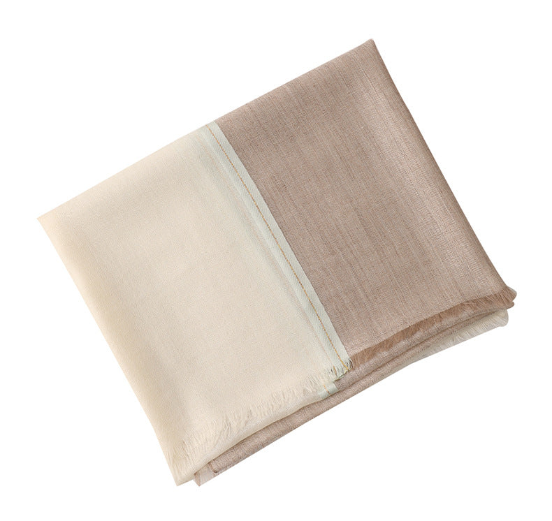 Ring Velvet Long Shawl – Autumn & Winter Cozy Wrap for Women