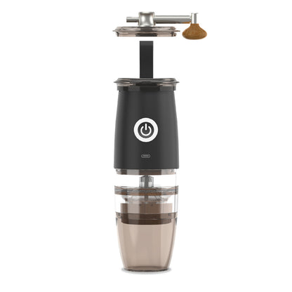 Portable Coffee Machine & Grinder – USB Electric, Manual, Compact Design