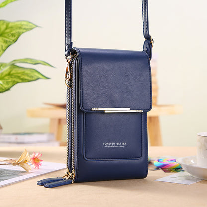 Touchscreen Crossbody Phone Bag – Stylish Mini Wallet for Women