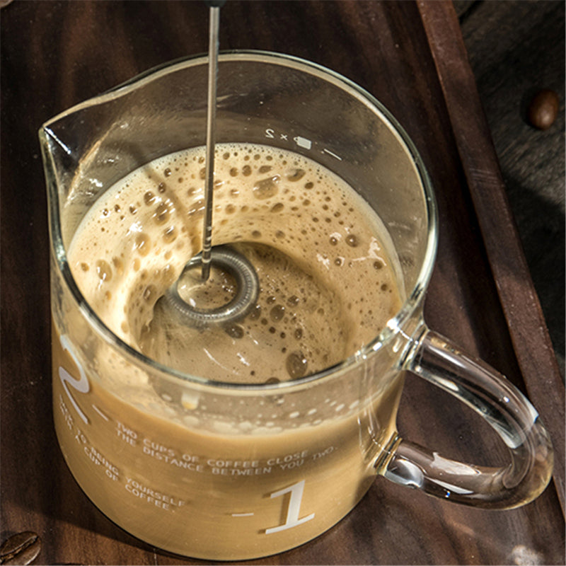 Electric Handheld Milk Frother & Blender – High-Speed Dual Whisk Mixer