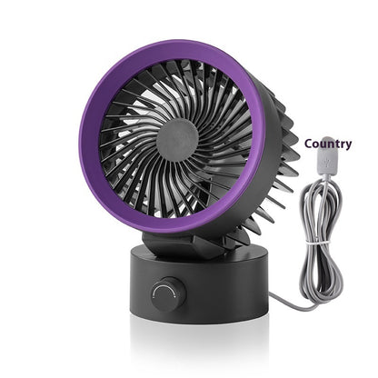 Xiaojing Oscillating Air Circulator – Quiet Desktop Fan for Bedroom & Office