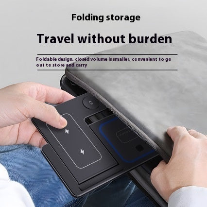 Virelia 3-in-1 Foldable Wireless Charging Station – Fast 15W Charging for iPhone, Apple Watch & AirPods