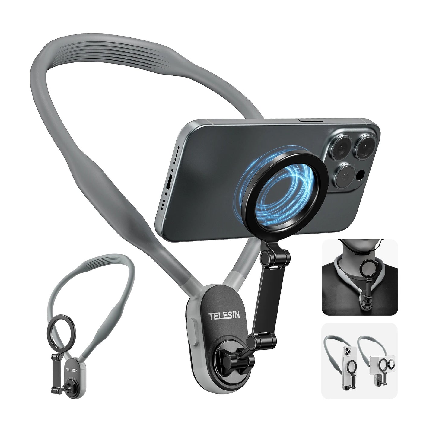 Phone Neck Strap Mount – Magnetic Magsafe Holder with Quick Release