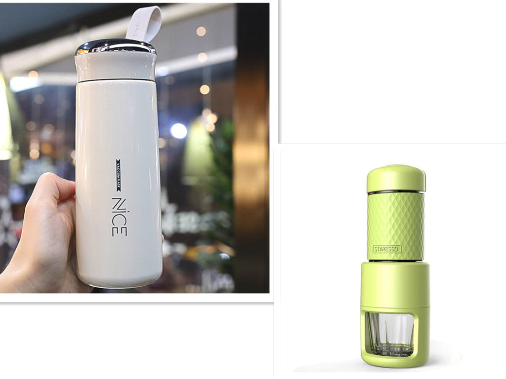 Portable Stainless Steel Manual Espresso Coffee Machine