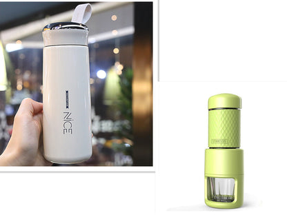 Portable Stainless Steel Manual Espresso Coffee Machine