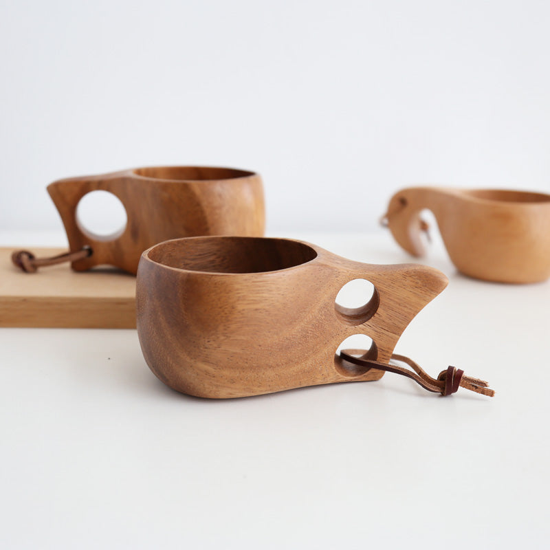 Portable Travel Coffee Mug with Hanging Buckle