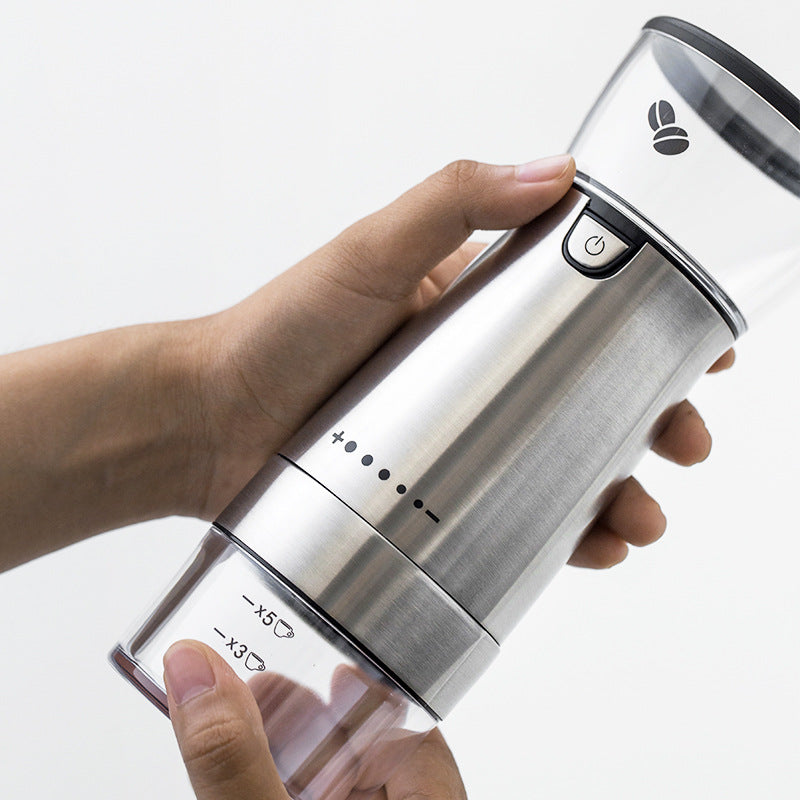 Electric Coffee Grinder – Adjustable Stainless Steel Burr Mill