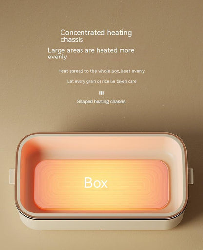 No-Water Heating Electric Lunch Box – Portable, Rechargeable & USB Powered