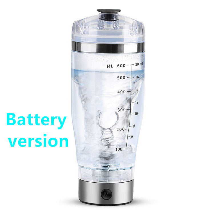 USB Rechargeable Electric Protein Shaker Bottle – Automatic Mixer for Protein, Milk & Coffee