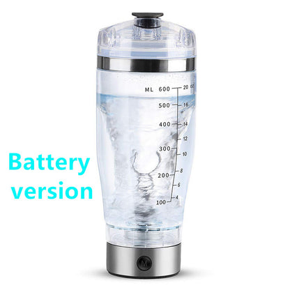 USB Rechargeable Electric Protein Shaker Bottle – Automatic Mixer for Protein, Milk & Coffee