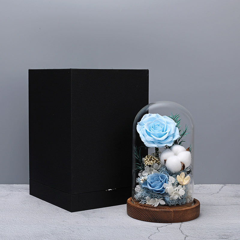 Elegant DIY Glass Cover Gift Box - Luxury Birthday & Special Occasion Gift