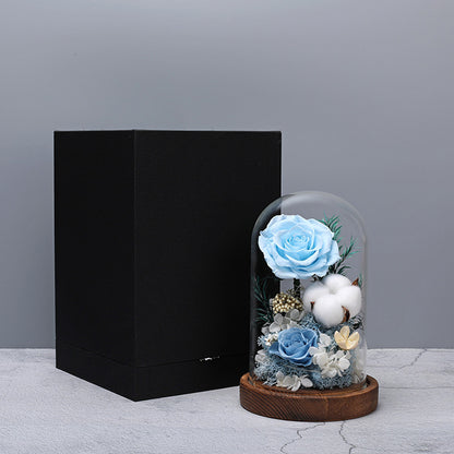 Elegant DIY Glass Cover Gift Box - Luxury Birthday & Special Occasion Gift