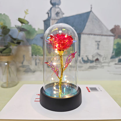 Luminous Glow Night Lamp – Glass Dome Edition