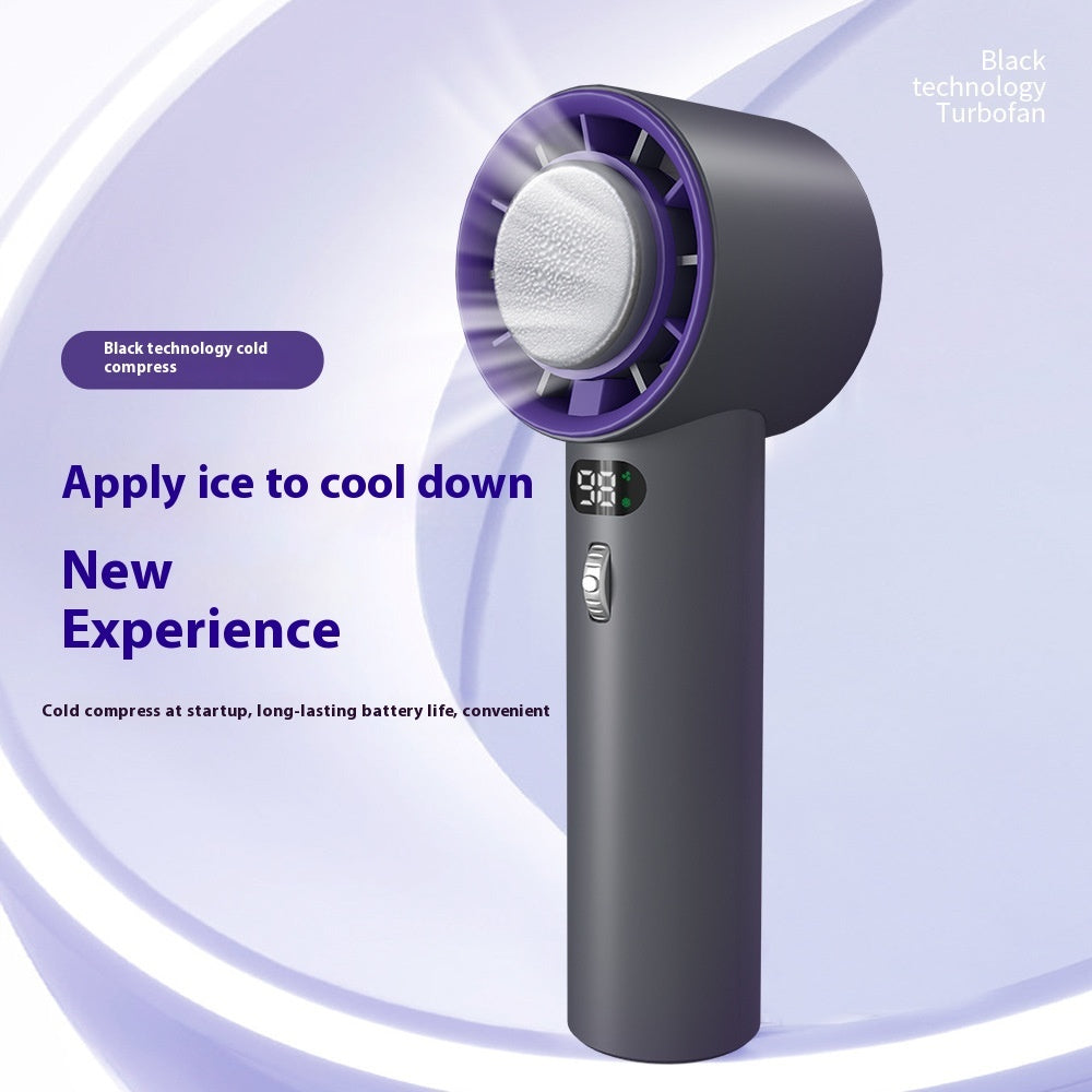 Portable Turbo Cooling Fan – Semiconductor Chill Technology, 3000mAh Battery, Adjustable Wind Speeds