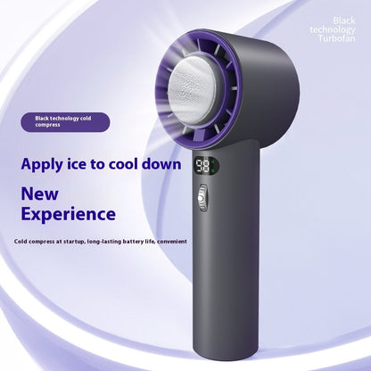 Portable Turbo Cooling Fan – Semiconductor Chill Technology, 3000mAh Battery, Adjustable Wind Speeds