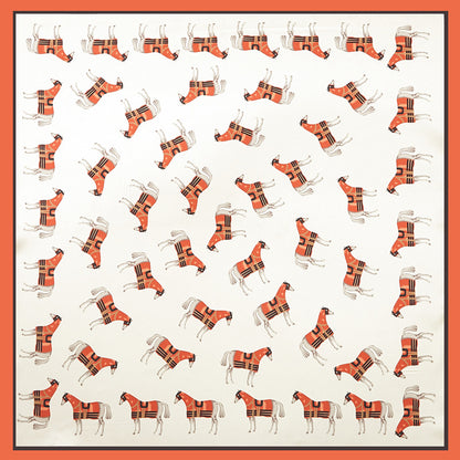 Printed Silk Satin Scarf & Shawl – Soft, Stylish, Versatile