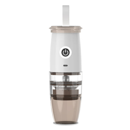 Portable Coffee Machine & Grinder – USB Electric, Manual, Compact Design