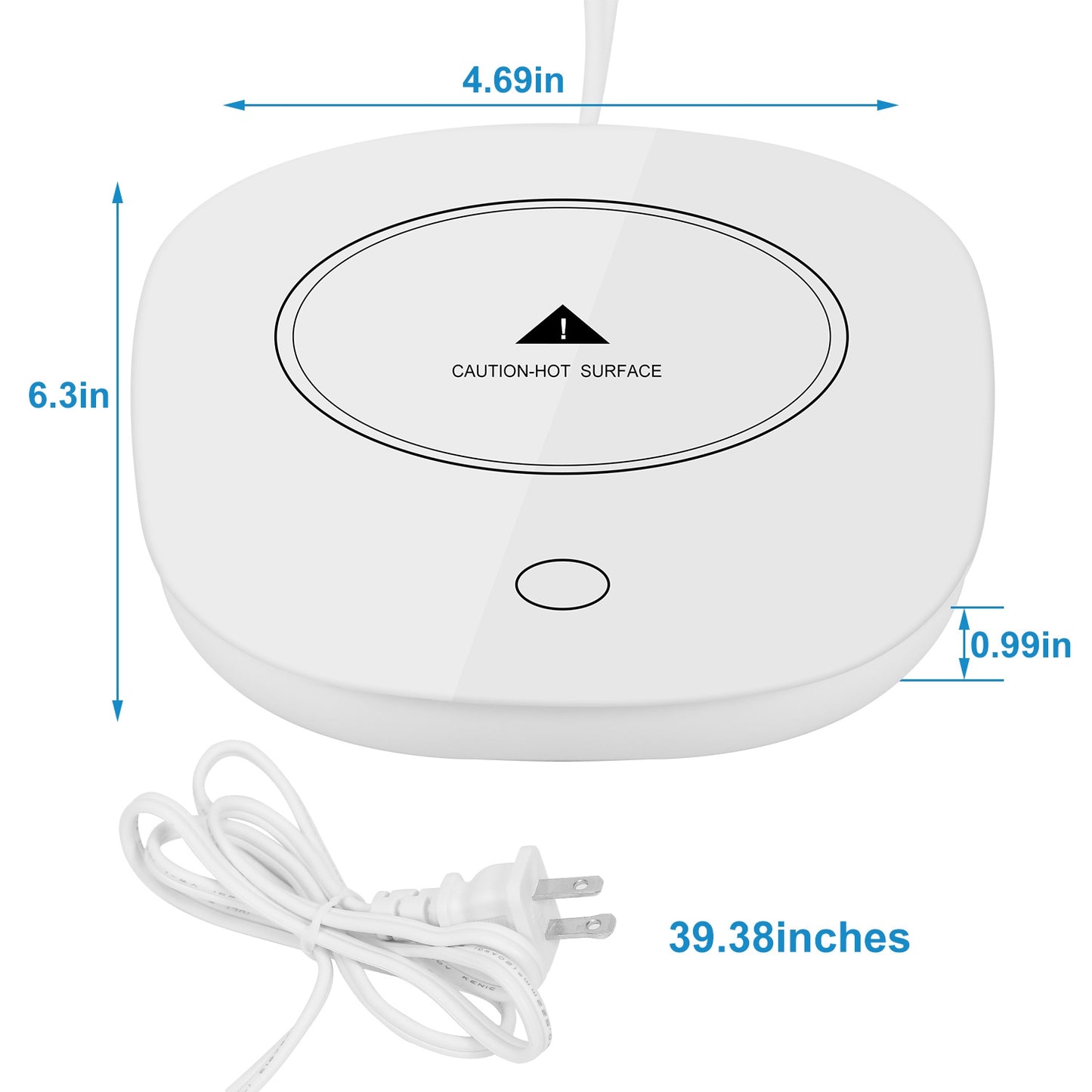 Coffee Mug Warmer – Auto Shut-Off USB Heater for Home & Office