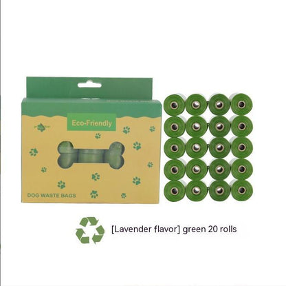 Fragrance-Degradable Dog & Cat Poop Bags with Dispenser – Boxed, Eco-Friendly & Convenient