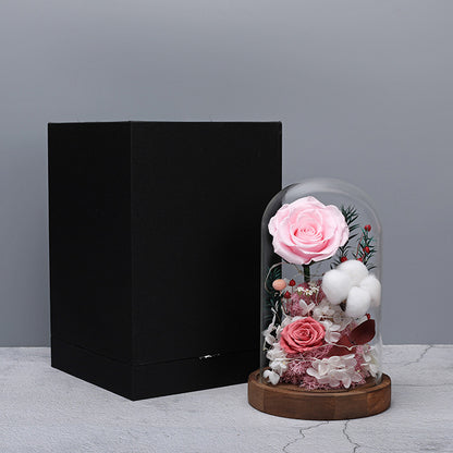 Elegant DIY Glass Cover Gift Box - Luxury Birthday & Special Occasion Gift