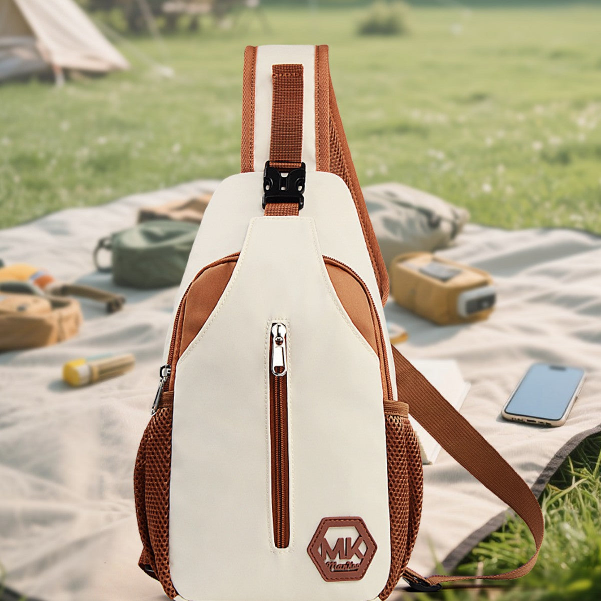 Korean-Style Crossbody Bag – Wear-Resistant & Casual