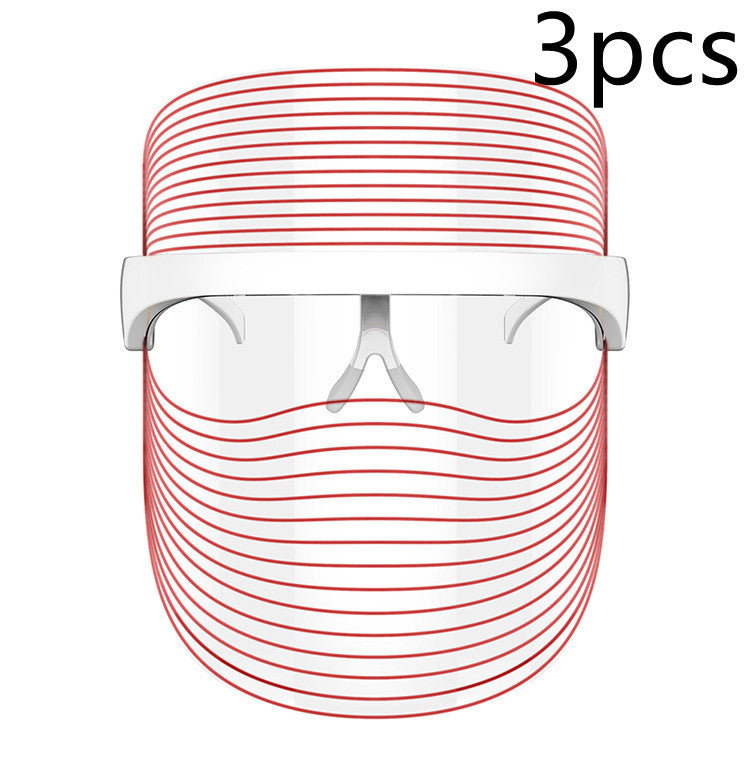 LED Facial Mask 7 Modes – Skin Whitening, Anti-Aging & Home Spa Therapy