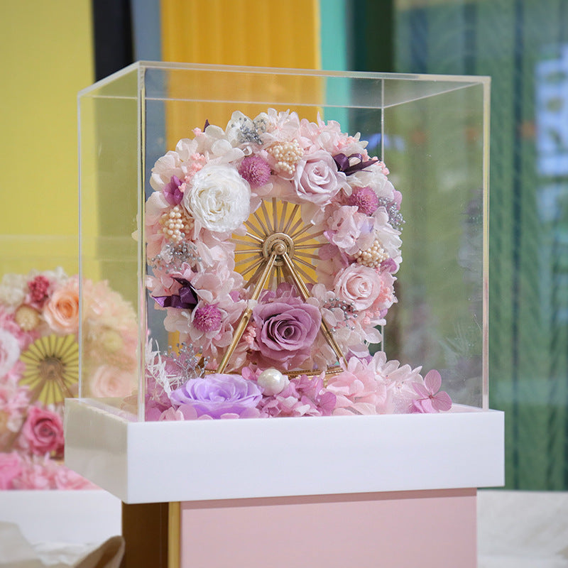 Eternal Bloom Ferris Wheel™ Acrylic Rose Gift Box