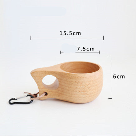 Portable Travel Coffee Mug with Hanging Buckle