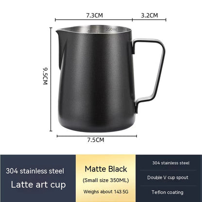 Professional Stainless Steel Milk Frothing Pitcher – Latte Art Barista Jug