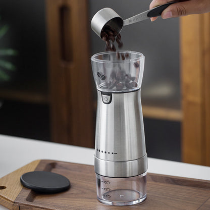 Electric Coffee Grinder – Adjustable Stainless Steel Burr Mill